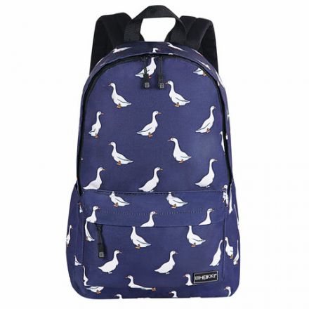 Рюкзак HEIKKI POSITIVE (ХЕЙКИ) универсальный, карман-антивор, "Ducks", 42х28х14 см, 272545