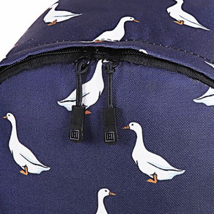 Рюкзак HEIKKI POSITIVE (ХЕЙКИ) универсальный, карман-антивор, "Ducks", 42х28х14 см, 272545