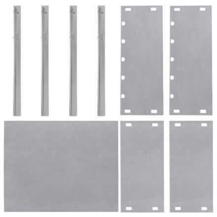 Мангал сборный размер 350х240x350 мм, сталь, в коробке, 701725