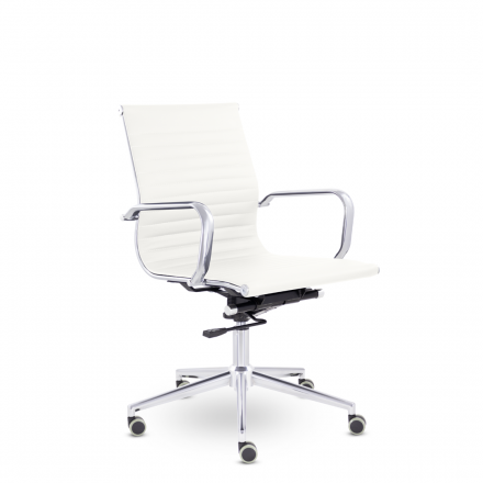 Кресло СН-300 Кайман Н soft хром Ср S-0402 (белый) Кресло СН-300 Кайман Н soft хром Ср S-0402 (белый)