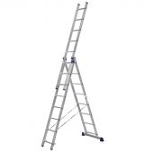 Лестница Алюмет алюминиевая трехсекционная 3x8 5308