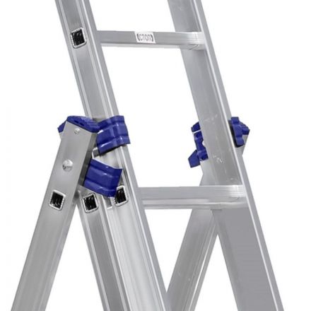 Лестница Алюмет алюминиевая трехсекционная 3x8 5308