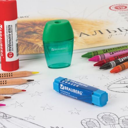 Ластик BRAUBERG "X-Erase", 68х15х15 мм, цвет ассорти, экологичный ПВХ, 228066 Ластик BRAUBERG "X-Erase", 68х15х15 мм, цвет ассорти, экологичный ПВХ, 228066