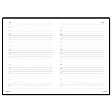 Ежедневник недатированный А5+, 136л, VELVET коричневый  3-115/03