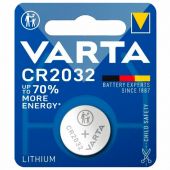 Батарейка литиевая VARTA ELECTRONICS CR2032 "таблетка, дисковая, кнопочная" 1 шт., блистер, 6032101401