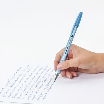 Ручка шариковая BRAUBERG "M-500 PASTEL", СИНЯЯ, корпус ассорти, узел 0,7 мм, линия письма 0,35 мм, 143450