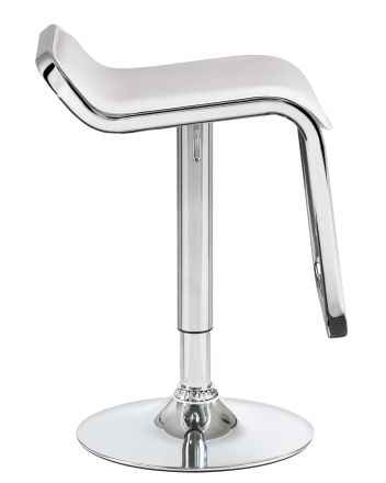 Стул барный DOBRIN CRACK, белый
