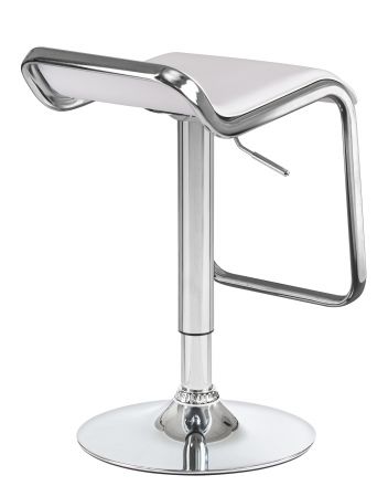 Стул барный DOBRIN CRACK, белый