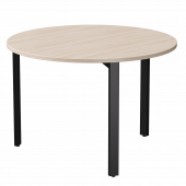 Стол переговорный Everprof EVO D1100 1100x755 Дуб Соната/Черный