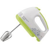 Миксер SCARLETT SC-HM40S05, 300Вт, 7 скоростей, 2 венчика, 2 крюка для теста, белый Миксер SCARLETT SC-HM40S05, 300Вт, 7 скоростей, 2 венчика, 2 крюка для теста, белый