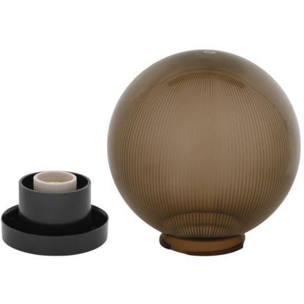 Светильник уличный сфера НТУ 02-60-205, 60Вт, 200мм, дымчатый, IP44