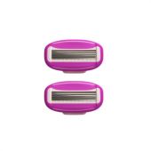 Кассеты для бритвенного станка многоразового женского, 5 лезвий, 2 кассеты, X-ONE, 700022