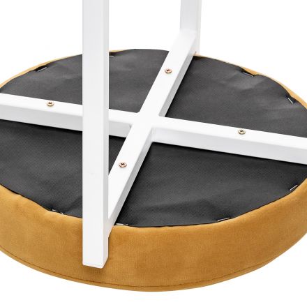 Табурет Leset Авис профиль Ultra Mustard, Ткань Велюр