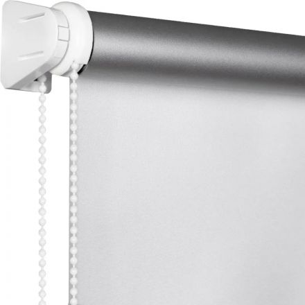 Рулонная штора Комус Мебель blackout silver 537837 V1, 55х160, белый Рулонная штора Комус Мебель blackout silver 537837 V1, 55х160, белый