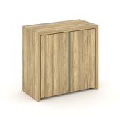 Corner Шкаф низкий широкий (2 низких фасада ЛДСП) COR.ST-3.1 Гикори песочный/Ваниль 900*450*845