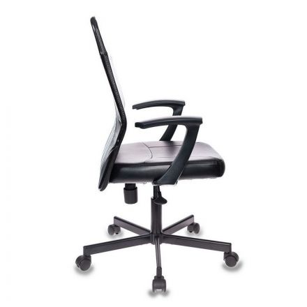 Кресло VB_EChair-224 PPU к/з черный, металл