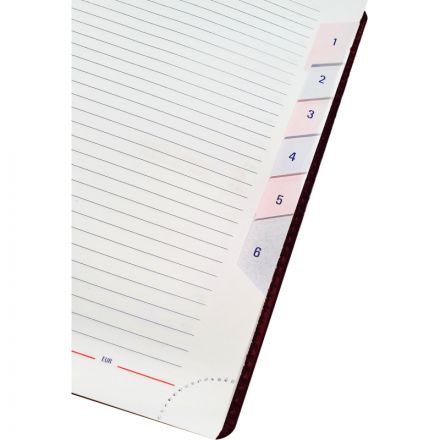 Ежедневник датированный 2026 АТТАСНЕ А5, 180л, 142х210мм, Каньон бордовый