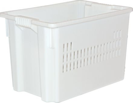 Ящик 600х400х400 мороз. дно сплошное, стенки перфорированные натуральный Ящик 600х400х400 мороз. дно сплошное, стенки перфорированные натуральный