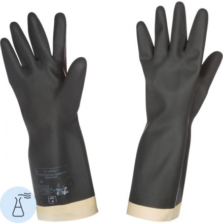 Перчатки защитные КРИЗ КЩС (К20Щ20) тип 1 латекс черные (размер 1) Перчатки защитные КРИЗ КЩС (К20Щ20) тип 1 латекс черные (размер 1)