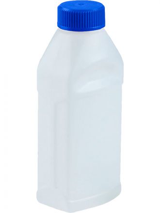 Бутыль п/э 0,5л. прямоугольная, с пробкой цв. неокрашенный