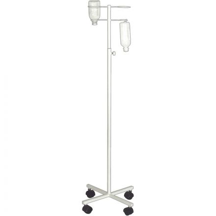 Штатив медицинский ZM_М192 2 сосуда белый Штатив медицинский ZM_М192 2 сосуда белый