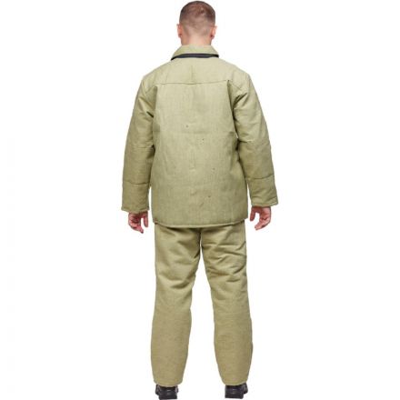 Костюм сварщика брезентовый утепл. кур/бр (модель КС02ПР) (44-46) 170-176