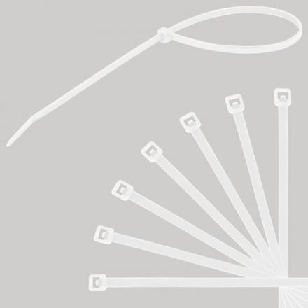 Стяжка (хомут) нейлоновая сверхпрочная POWER LOCK, 3,6x300 мм, КОМПЛЕКТ 100 шт., белая, SONNEN, 607923 Стяжка (хомут) нейлоновая сверхпрочная POWER LOCK, 3,6x300 мм, КОМПЛЕКТ 100 шт., белая, SONNEN, 607923