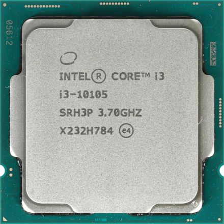 Процессор CPU Intel Core i3-10105(3.7GHz, 6MB, LGA1200)CM8070104291321