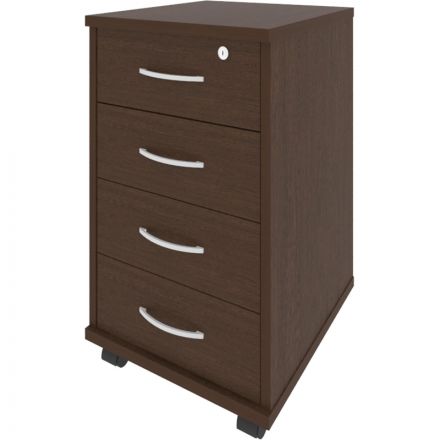 Тумба RIVA . подкатная 4 ящика А.ТМ-4Y/4F венге цаво Тумба RIVA . подкатная 4 ящика А.ТМ-4Y/4F венге цаво