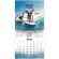Календарь настенный перекидной 2026г, BRAUBERG, 12 листов, 21,3х21,3см, МИНИ, Не падай духом, 116942