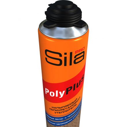 Утеплитель полиуретановый напыляемый SILA PRO POLYPLUS 850 мл
