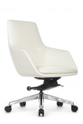 Кресло Soul-M B1908 Белый (6207) натуральная кожа