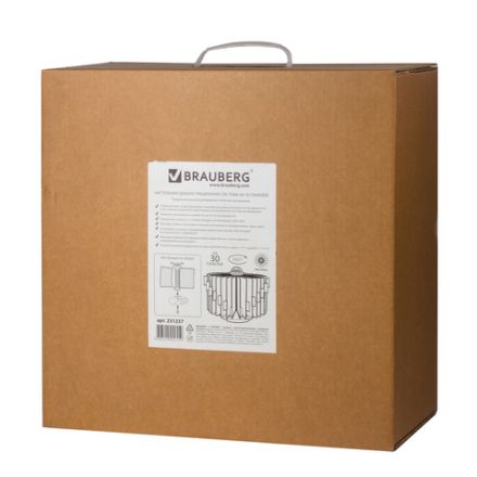 Демосистема настольная на 30 панелей, с 30 серыми панелями А4, вращающаяся, BRAUBERG, 231237 Демосистема настольная на 30 панелей, с 30 серыми панелями А4, вращающаяся, BRAUBERG, 231237