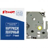 Картридж Комус TZE-261(Brother TZE-261 черный на белом ,36мм/8м)