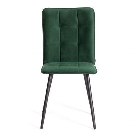 Стул обеденный Bari (2 шт. в упаковке) LT, велюр, Deep Forest (изумруд), 41х55х89 см