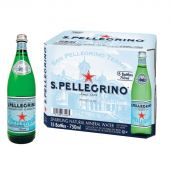 Вода минеральная San Pellegrino питьевая газ стекло, 0,75 л Вода минеральная San Pellegrino питьевая газ стекло, 0,75 л