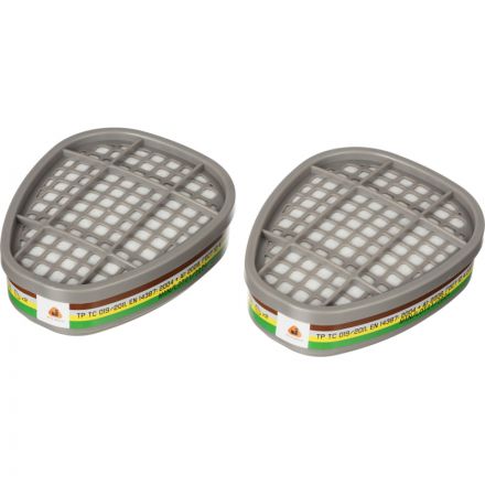 Фильтр противогазовый JetaSafety6541 ABEK1 орг/неорг/кис/амм 2шт/уп Фильтр противогазовый JetaSafety6541 ABEK1 орг/неорг/кис/амм 2шт/уп