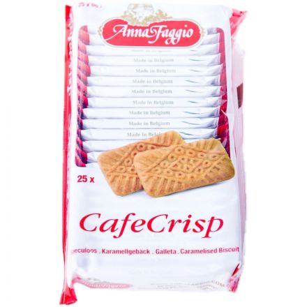 Печенье Caf? Crisp ANNA FAGGIO хруст.карамельное (инд.уп.), 25шт/уп., 150г