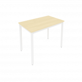 Slim Стол письменный на металлокаркасе С.СП-3.1 Клён/Белый металл 980*600*750