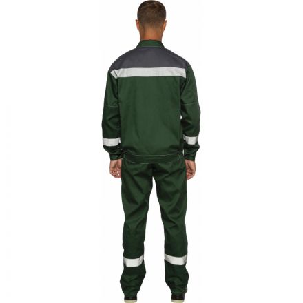 Костюм рабочий летний муж. л20-КПК зелен/сер (р.64-66) 182-188