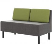 Модуль прямой 0MX_ТF_М27 Select 2-М, ткань рогожка серый/зеленый