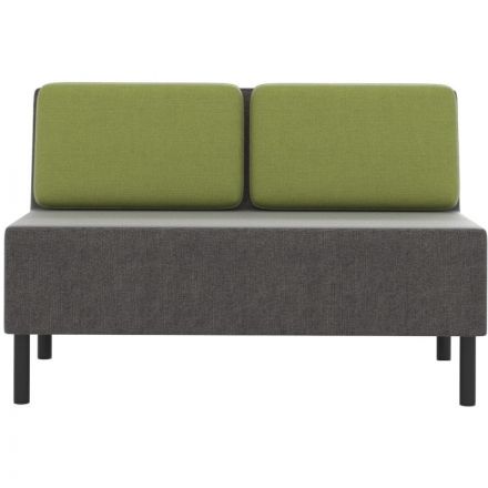 Модуль прямой 0MX_ТF_М27 Select 2-М, ткань рогожка серый/зеленый