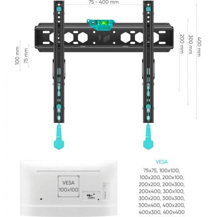 Кронштейн для телевизора Onkron 32-70 наклонный, черный TM5 Кронштейн для телевизора Onkron 32-70 наклонный, черный TM5