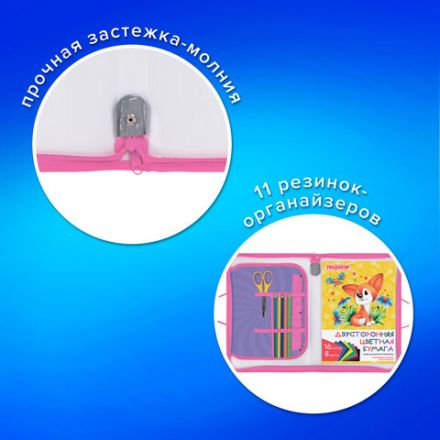 Папка для труда на молнии с ручками ПИФАГОР А4, 1 отделение, пластик, органайзер, "Anime eyes", 272228 Папка для труда на молнии с ручками ПИФАГОР А4, 1 отделение, пластик, органайзер, "Anime eyes", 272228