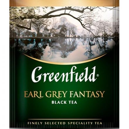 Чай Greenfield Earl Grey Fantasy черный с бергамотом 25 пакетиков