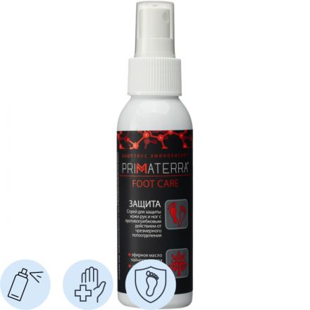 Спрей защитный Primaterra FOOT CARE для ног дезодо 100мл