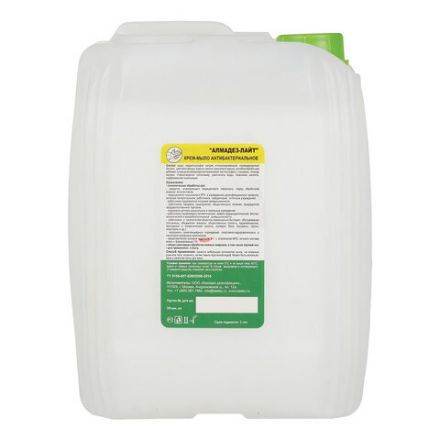 Крем-мыло антибактериальное 5 л АЛМАДЕЗ-ЛАЙТ, крышка, МАЛ-05 Крем-мыло антибактериальное 5 л АЛМАДЕЗ-ЛАЙТ, крышка, МАЛ-05