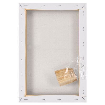 Холст на подрамнике BRAUBERG ART BASIC, 20х30 см, 280 г/м2, хлопок, мелкое зерно, грунт, 192665