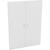 Комплект дверей Д_EASY Director средние ЛДСП ДСП мел. белый жемчуг 801.019