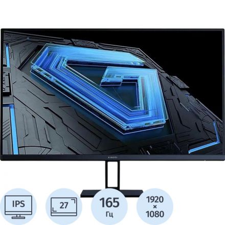 Монитор Xiaomi G27i (ELA5375EU) 27/FHD/IPS/165Hz/250cd/1ms/DP/HDMI Монитор Xiaomi G27i (ELA5375EU) 27/FHD/IPS/165Hz/250cd/1ms/DP/HDMI